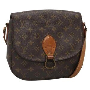 LOUIS VUITTON Monogram Saint Cloud GM Shoulder Bag M51242 LV Auth 142236